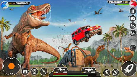 Real Dino Hunting 3D shooting Ekran Görüntüsü 2