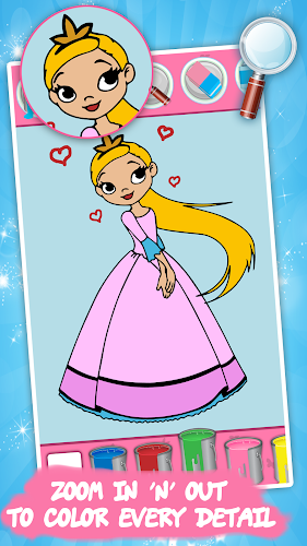 Princess Coloring - Kids Fun ภาพหน้าจอ 0