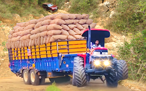 Tractor Trolley Farming Games Captura de tela 0