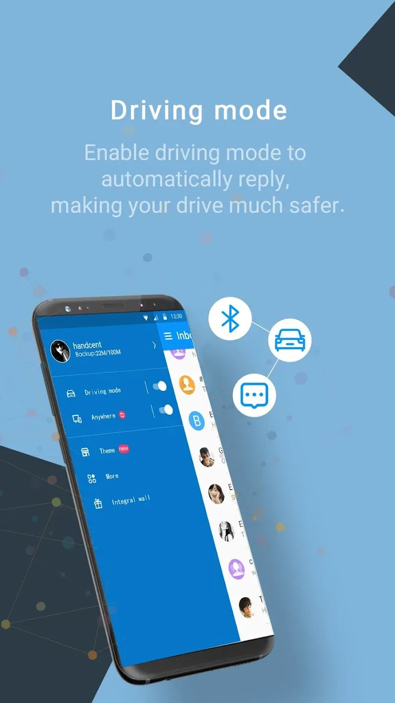 Handcent Next SMS messenger Captura de tela 0