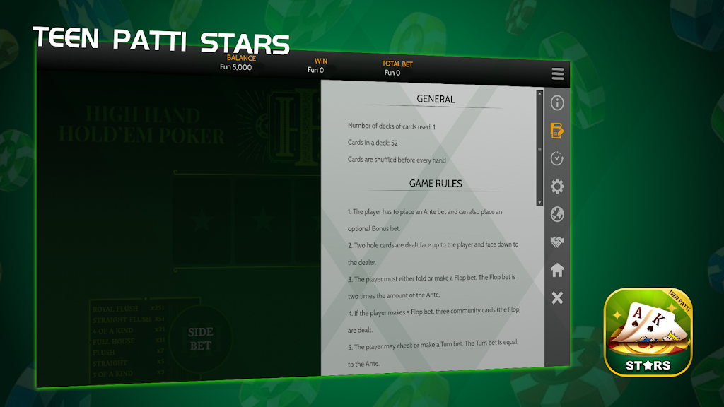 Teen Patti Stars Captura de pantalla 1