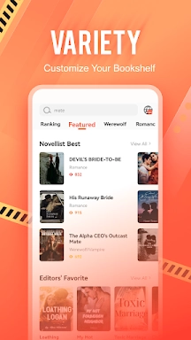 NovelWorm - Werewolf & Romance ภาพหน้าจอ 0