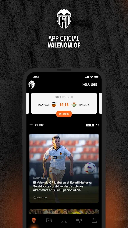 Valencia CF - Official App Zrzut ekranu 0