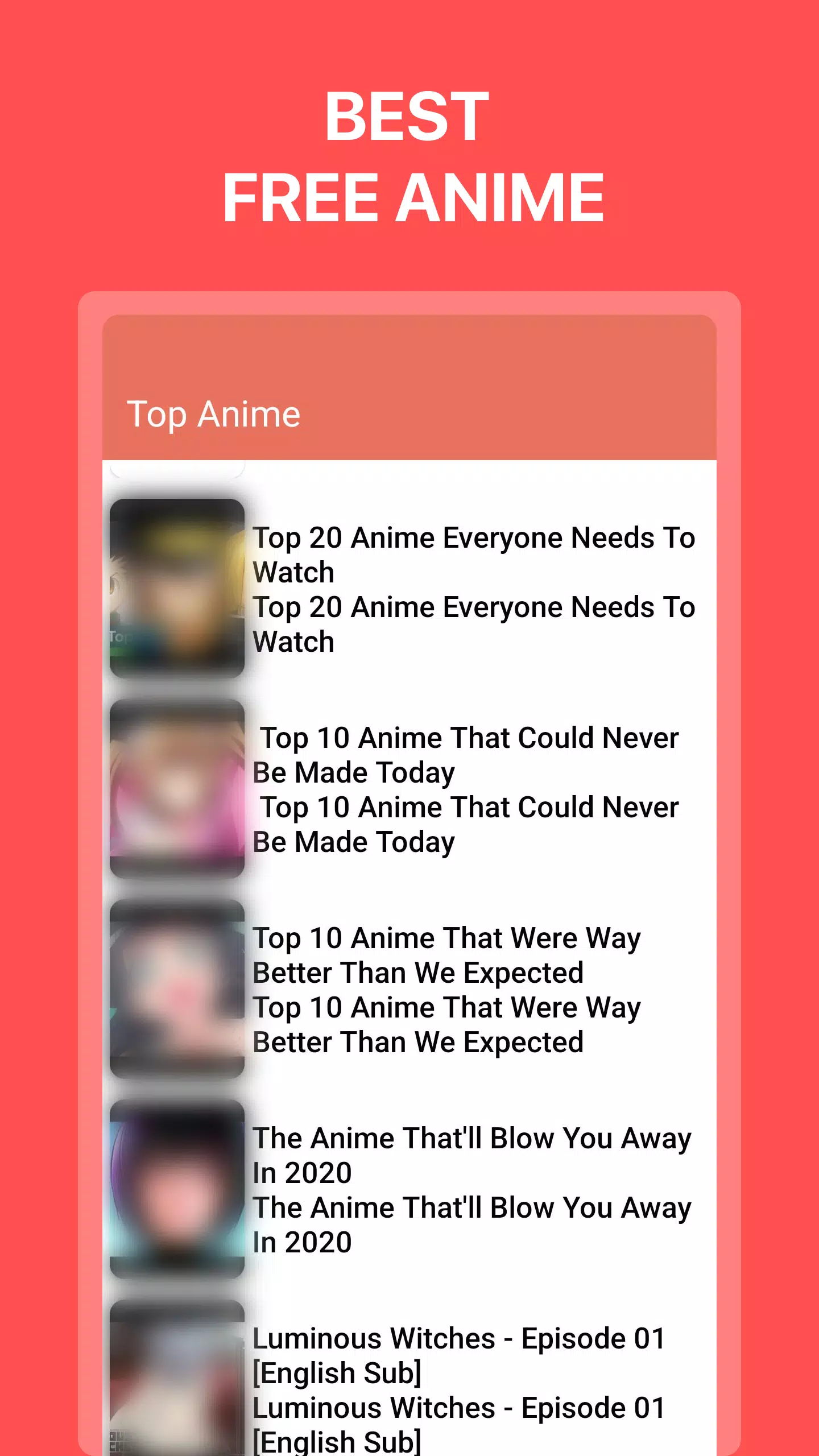 Anime tv ภาพหน้าจอ 0
