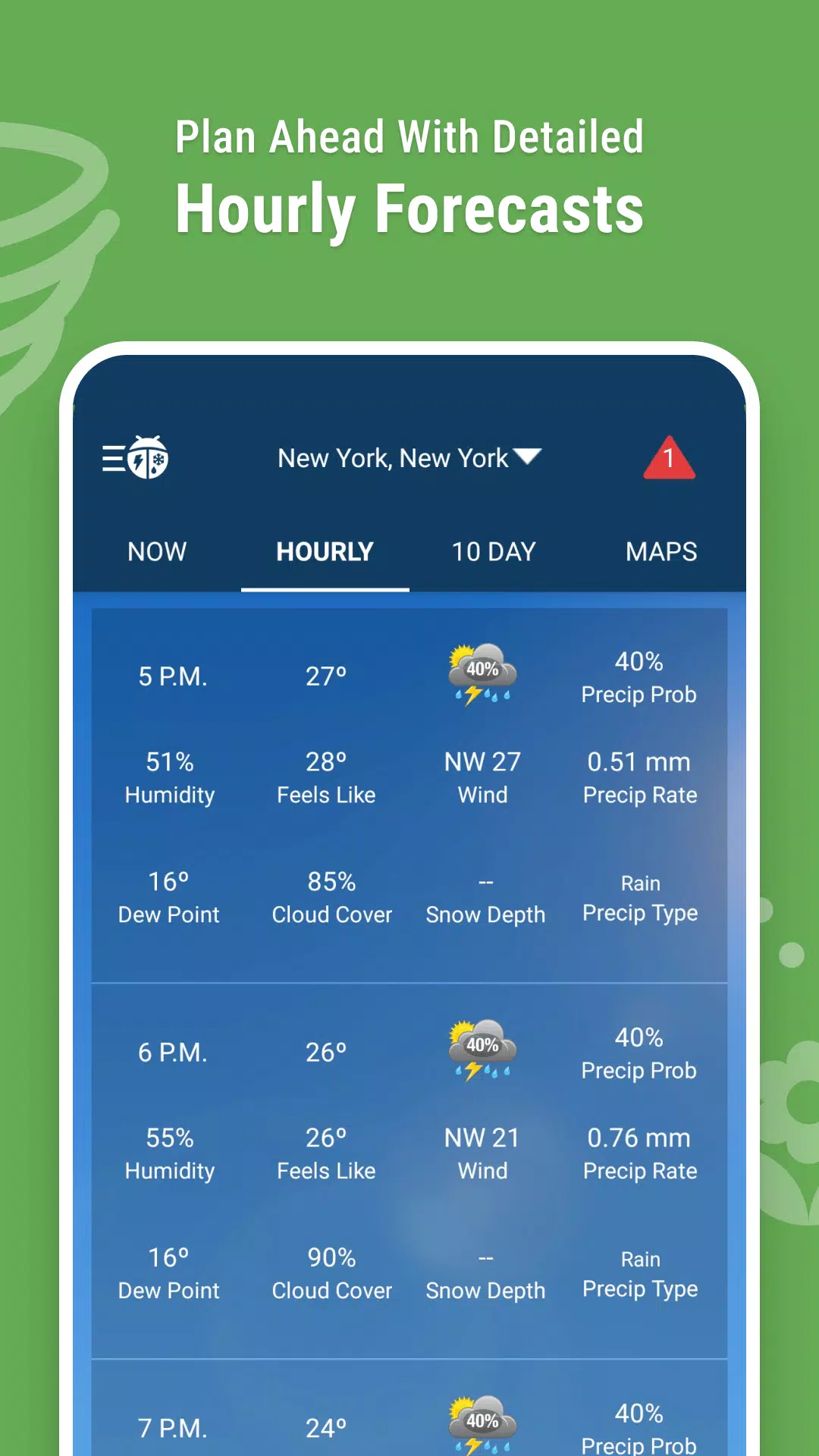 Weather Radar by WeatherBug Ảnh chụp màn hình 1