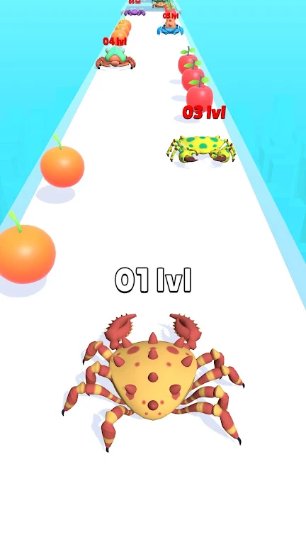 Schermata Crab Evolution Run 0