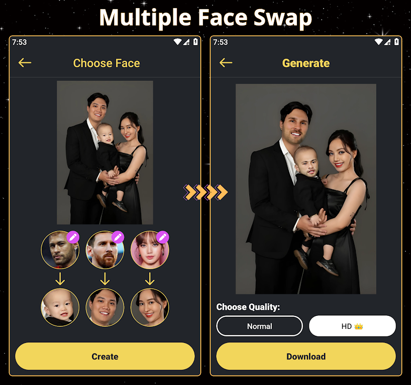 Face Over: AI Face Swap Screenshot 0