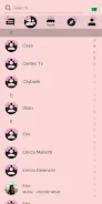 SMS Theme Ribbon Pink messages Zrzut ekranu 3