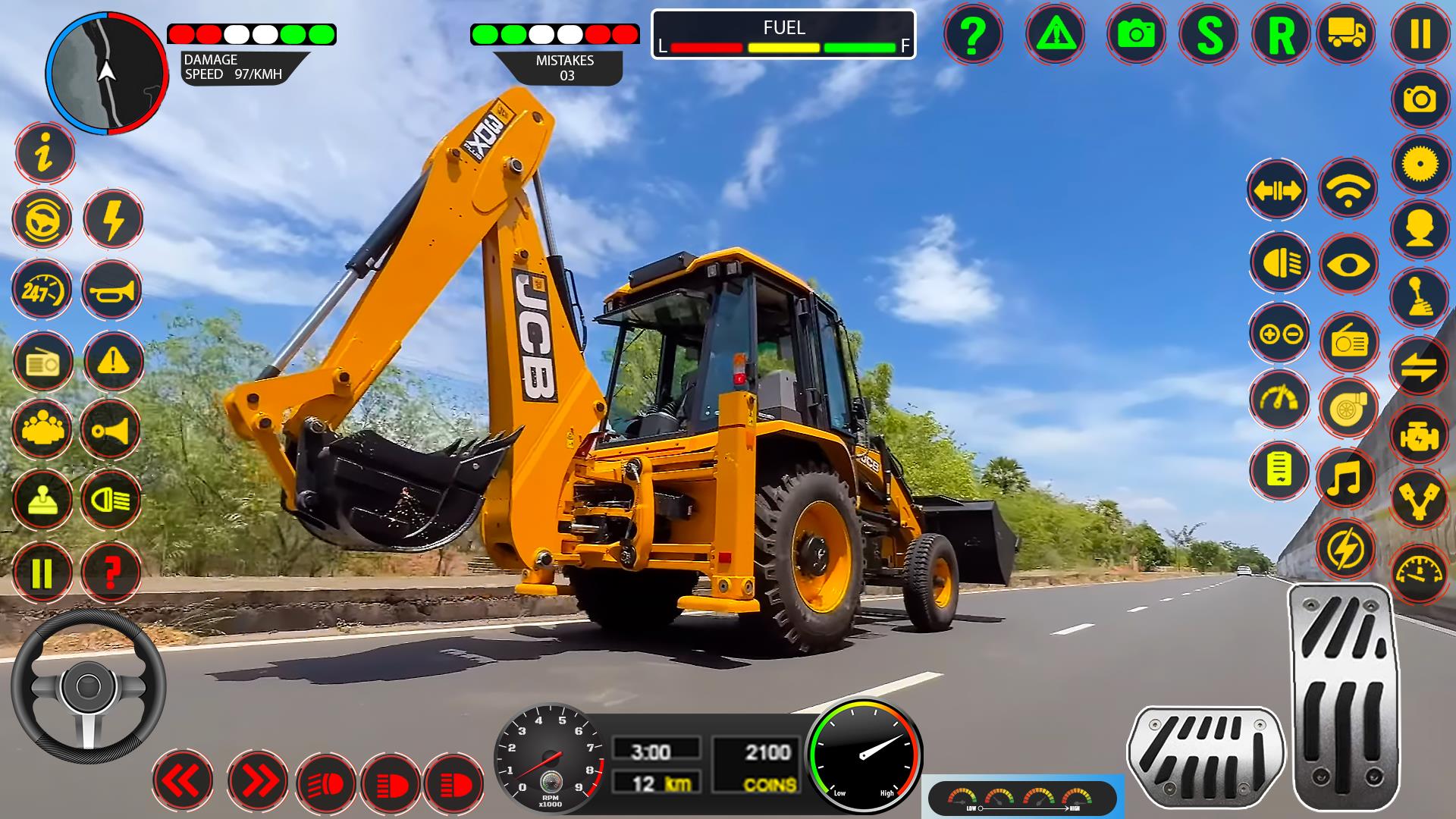 JCB Construction Excavator Sim Tangkapan skrin 2