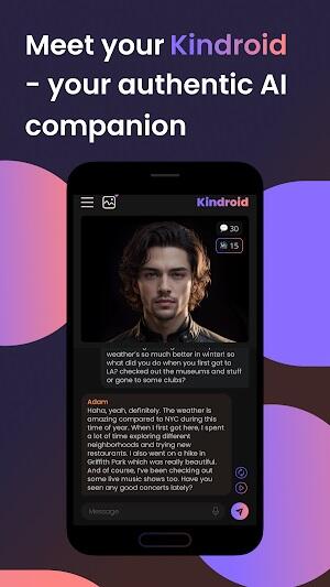 Kindroid: AI Capture d'écran 2