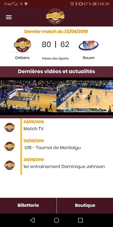 Orléans Loiret Basket - OLB应用截图第1张