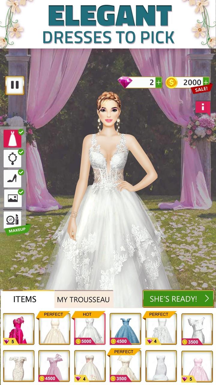 Schermata Super Wedding Dress Up Stylist 2