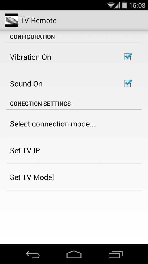 Easy Universal TV Remote Скриншот 0