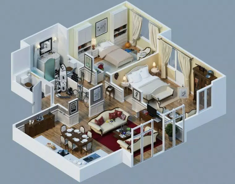 3D House Design 螢幕截圖 2