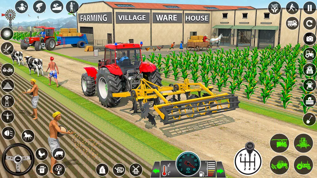 Farming Games: Tractor Driving 螢幕截圖 0