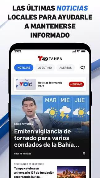 Telemundo 49: Tampa Noticias 螢幕截圖 0