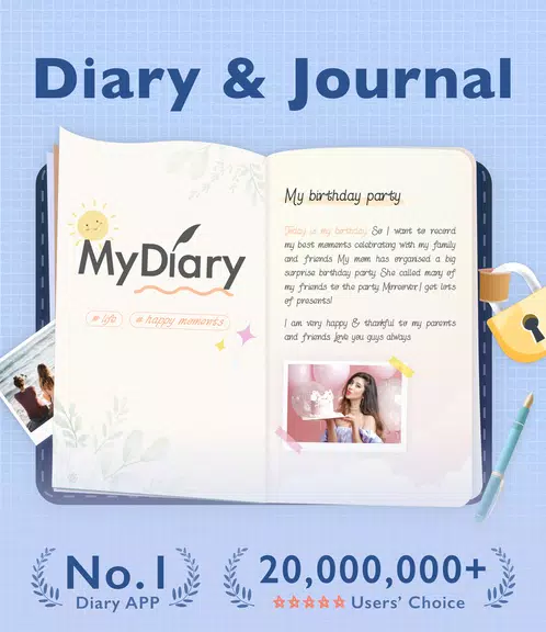 My Diary - Daily Diary Journal Schermafbeelding 0