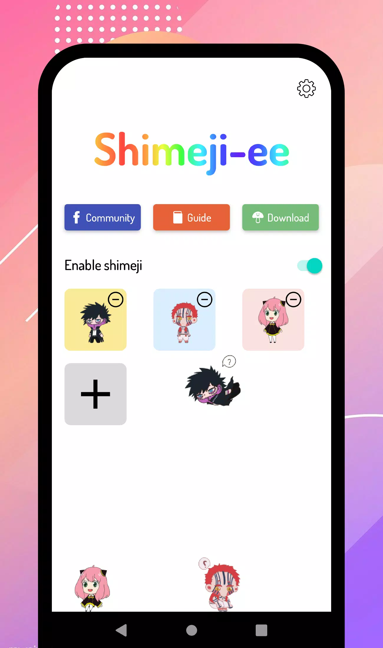 Shimeji-ee ภาพหน้าจอ 0