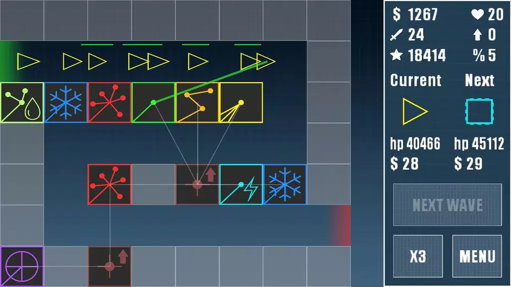 Schermata Laser Tower Defense 1