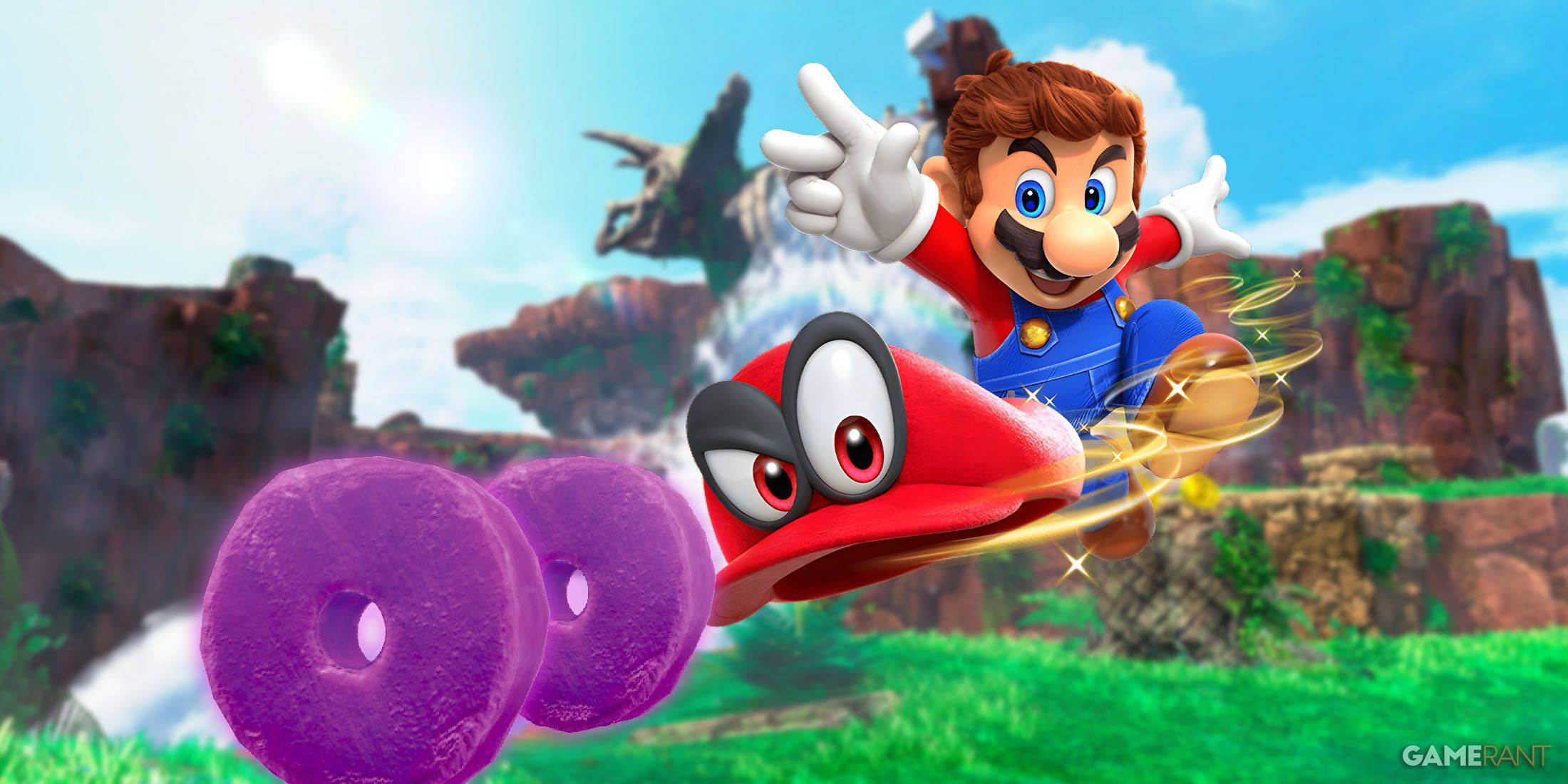 Super Mario Odyssey'deki Tüm Cascade Kingdom Mor Paraları