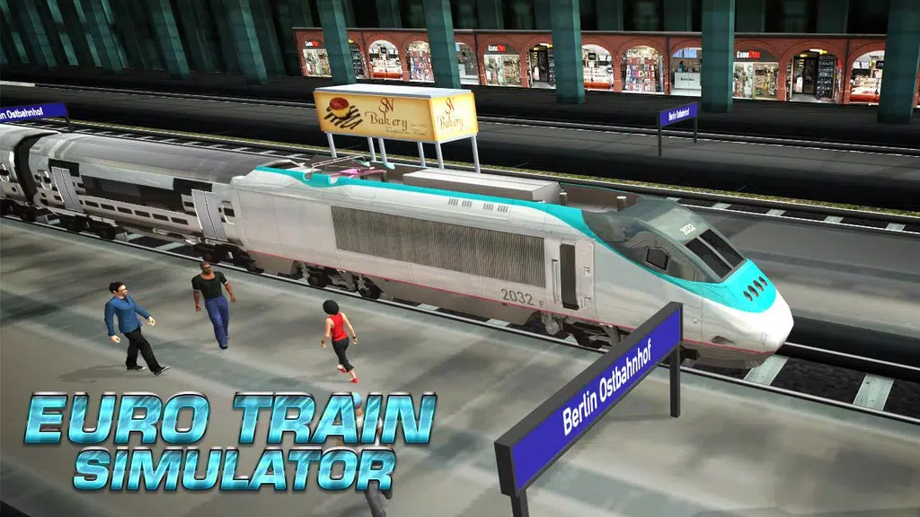 Euro Bullet Train Simulator Capture d'écran 0