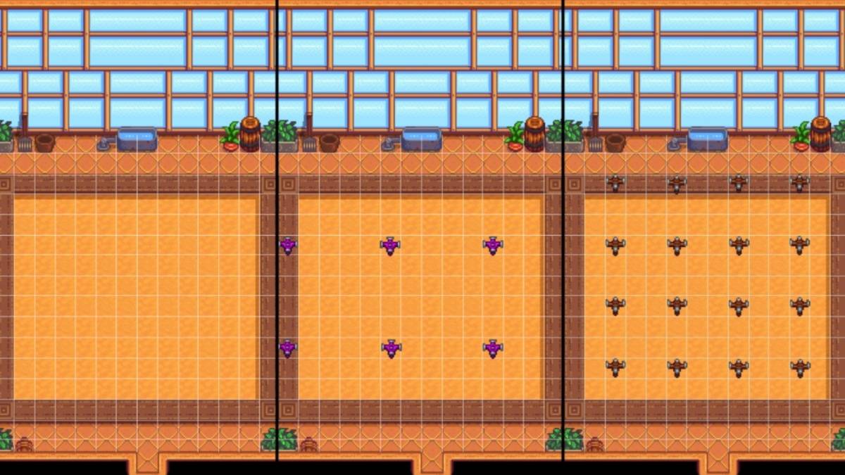 Greenhouse with Sprinklers