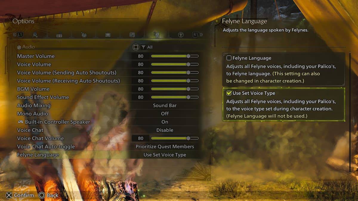 Monster Hunter Wilds - Palico Dil Ayarları
