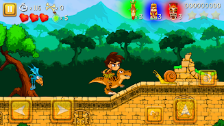 Super Warrior Dino Adventures Schermafbeelding 2