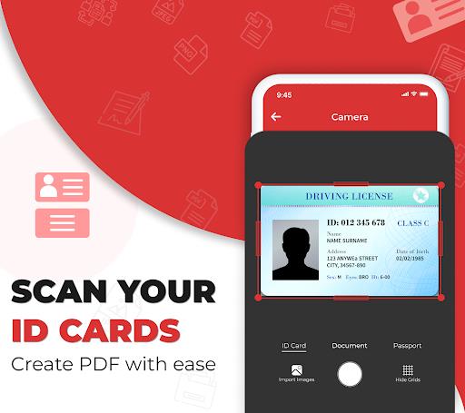 PDF Maker: Docs & ID Scanner स्क्रीनशॉट 1