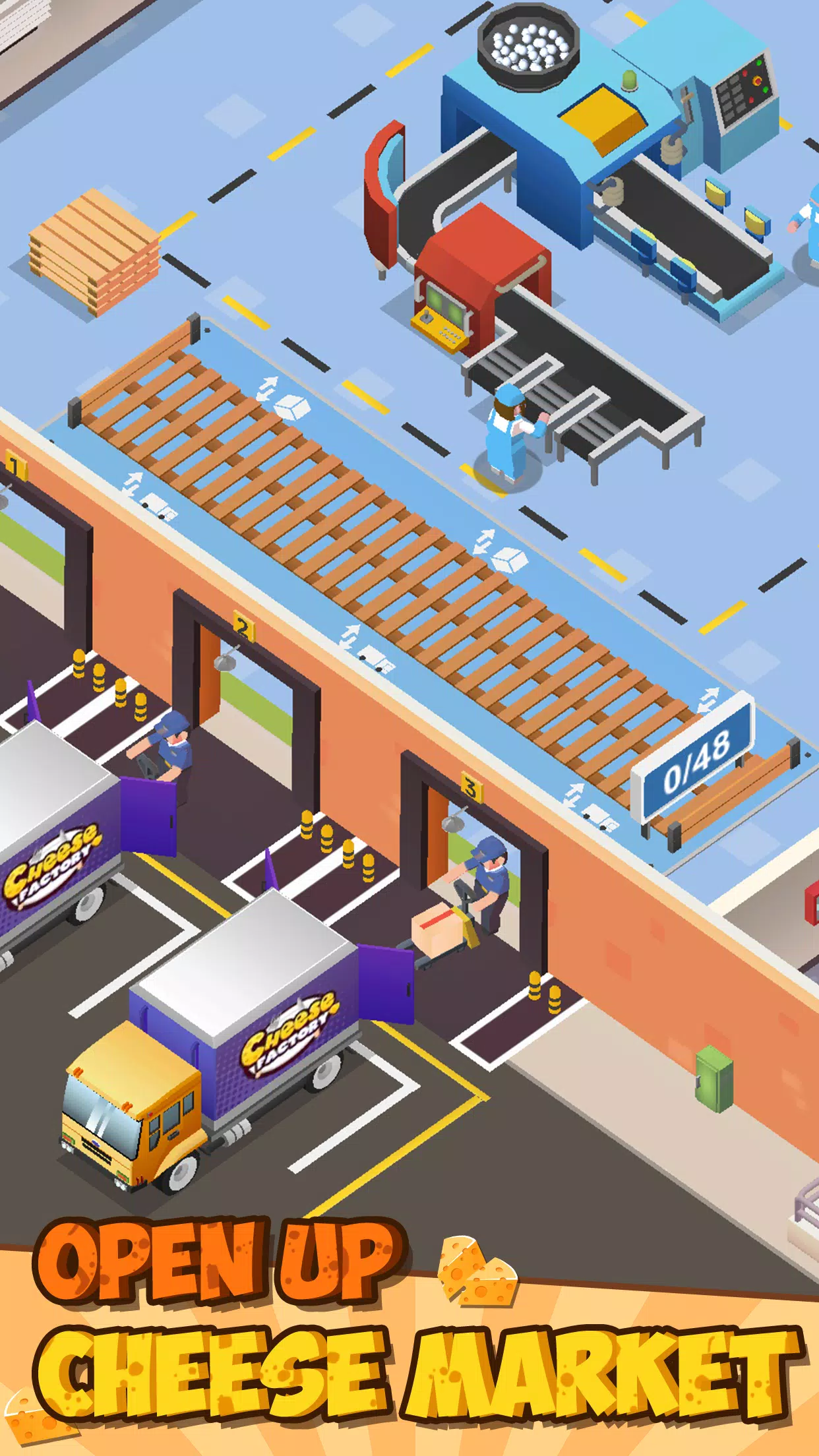 Idle Cheese Factory Tycoon 스크린샷 0