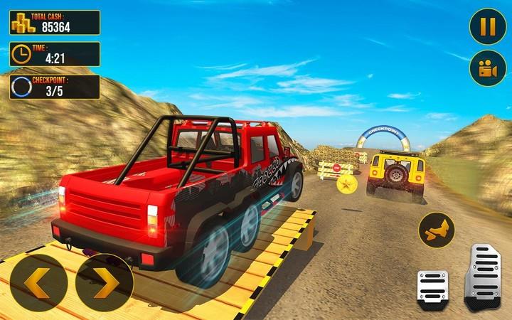 Uphill Jeep Driving Simulator スクリーンショット 1