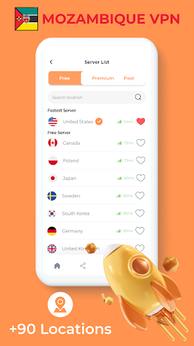 Mozambique VPN - Private Proxy Capture d'écran 1