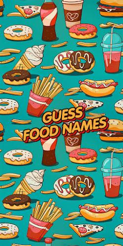 Guess food games Capture d'écran 0