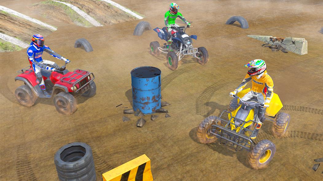 ATV Quad Bike Derby Games 3D Mod Ekran Görüntüsü 1