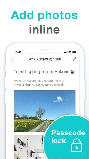 Simple Diary - journal w/ lock Zrzut ekranu 1