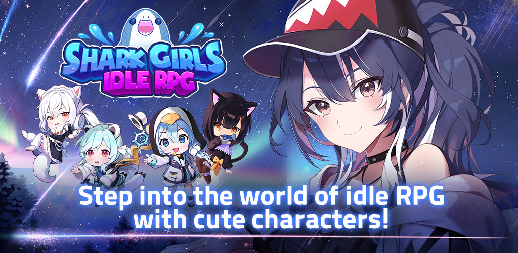 SHARK GIRLS : IDLE RPG Mod Captura de tela 0