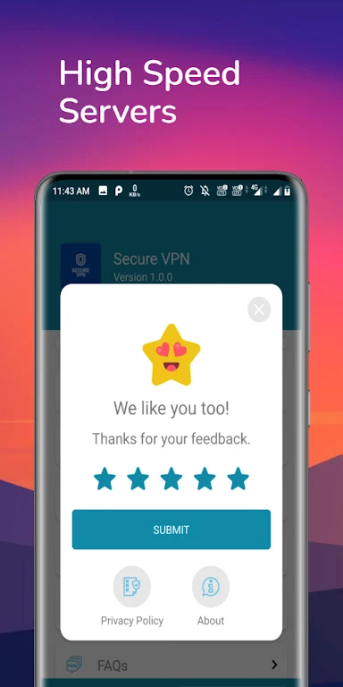 Secure VPN Proxy Schermafbeelding 2