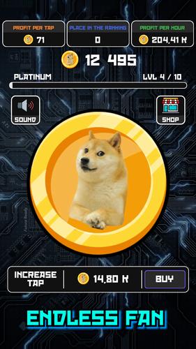 Crypto Clicker Doge Coin Idle Zrzut ekranu 2