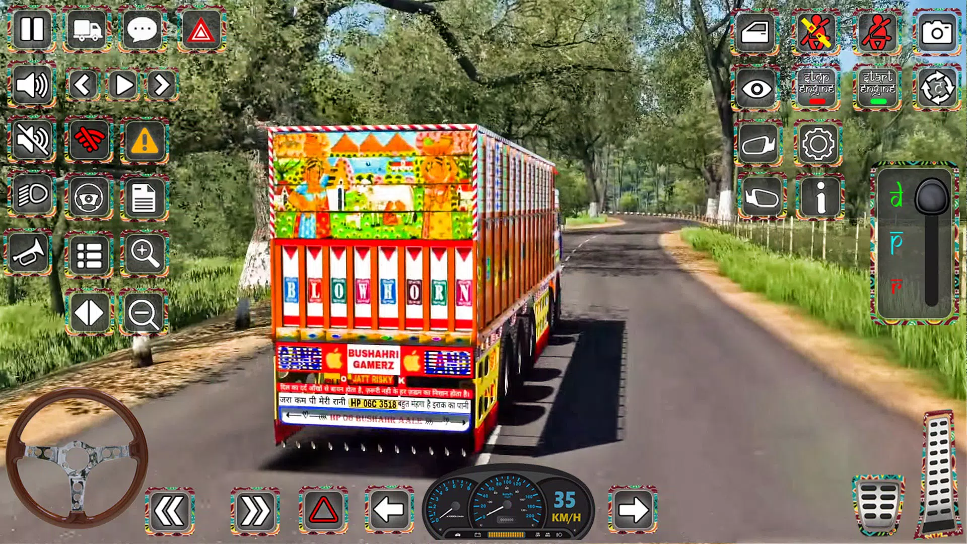 Indian Truck Driver Simulator Schermafbeelding 2