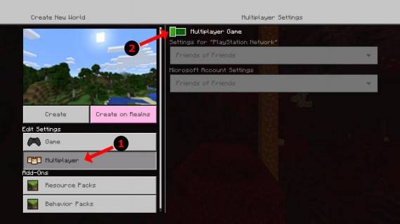 Splitscreen on Minecraft