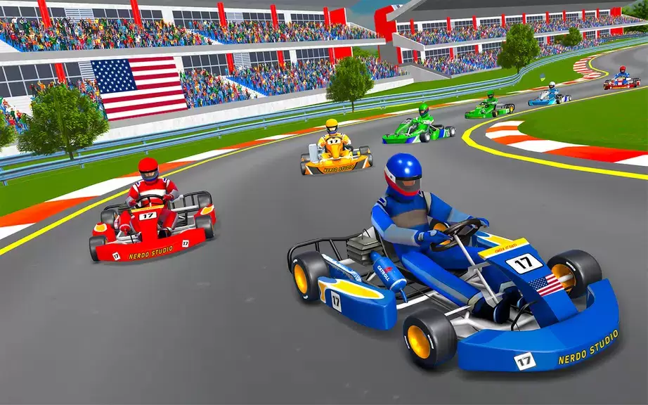 Go Kart Racing Games 3D Stunt Zrzut ekranu 2