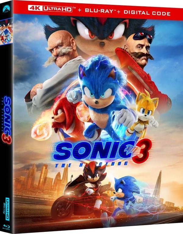 Sonic the Hedgehog 3 4K 스틸 북