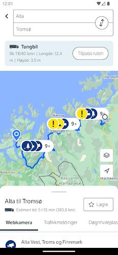 Vegvesen trafikk स्क्रीनशॉट 3