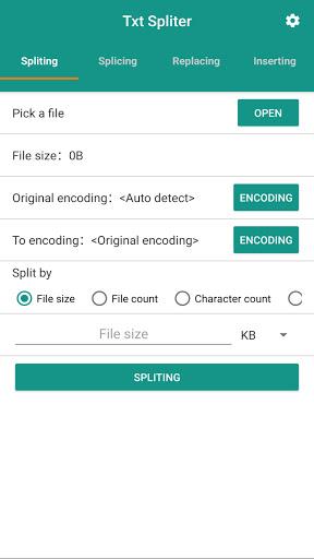 Txt Spliter স্ক্রিনশট 0
