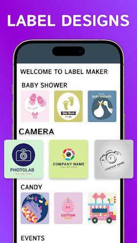 Label Maker : Sticker Design স্ক্রিনশট 1