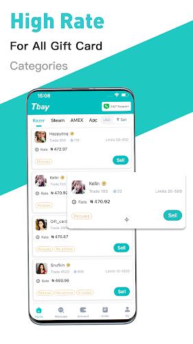 Tbay: Sell Gift Cards স্ক্রিনশট 2