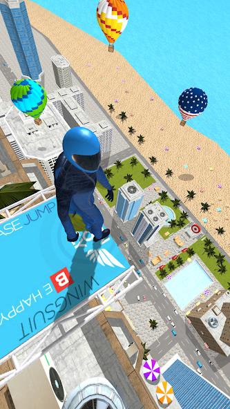 Base Jump Wing Suit Flying Mod Capture d'écran 1