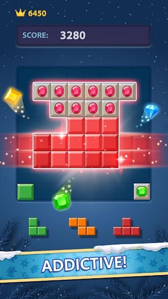 Block Puzzle: Block Smash Game Mod 螢幕截圖 1