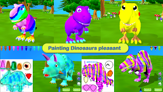 Dinosaur Coloring 3D - AR Cam Ekran Görüntüsü 3