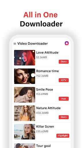 Real Video Player & Downloader স্ক্রিনশট 1